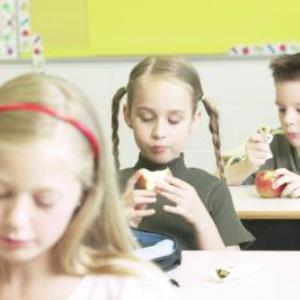 Eating in class